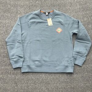 REI Co-op Sweatshirt Small Blue Crewneck Fleece Graphic Pullover Diamond Unisex